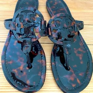 Tory Burch Miller Sandals Tortoise